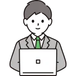 Businessman Hitting A Computer SVG Icon